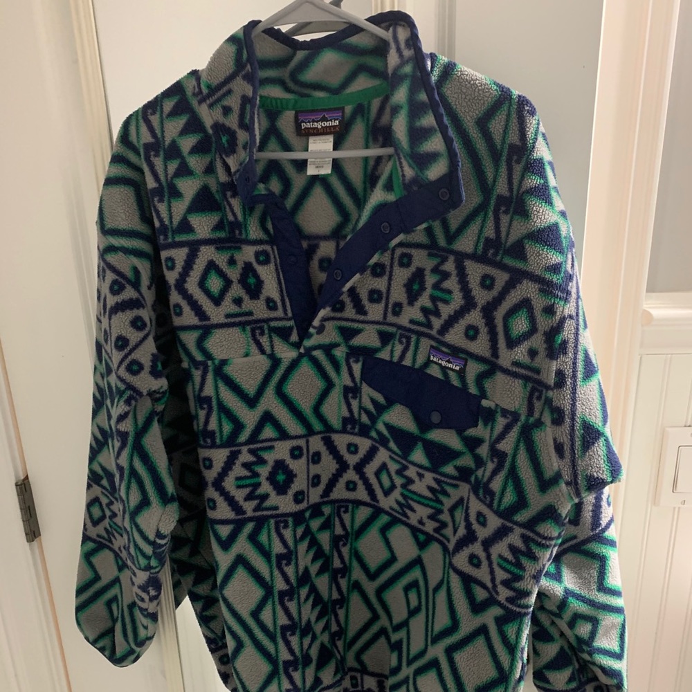 Men’s fleece quarter-button up